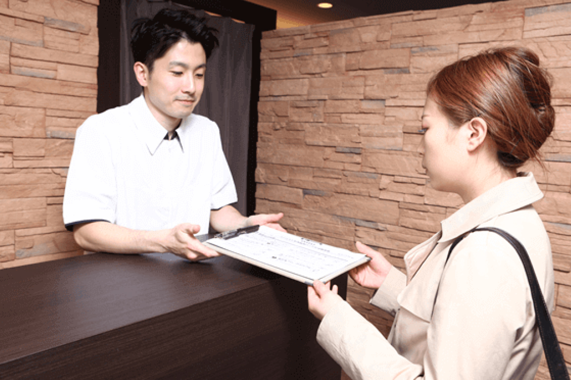 カウンセリングと丁寧な事前説明